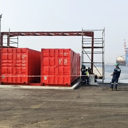 CONFECTION MONTAGE ET POSE DE RACK POUR TUYAUTERIE QUAI SOCOPAO DE PETROCI (2025)